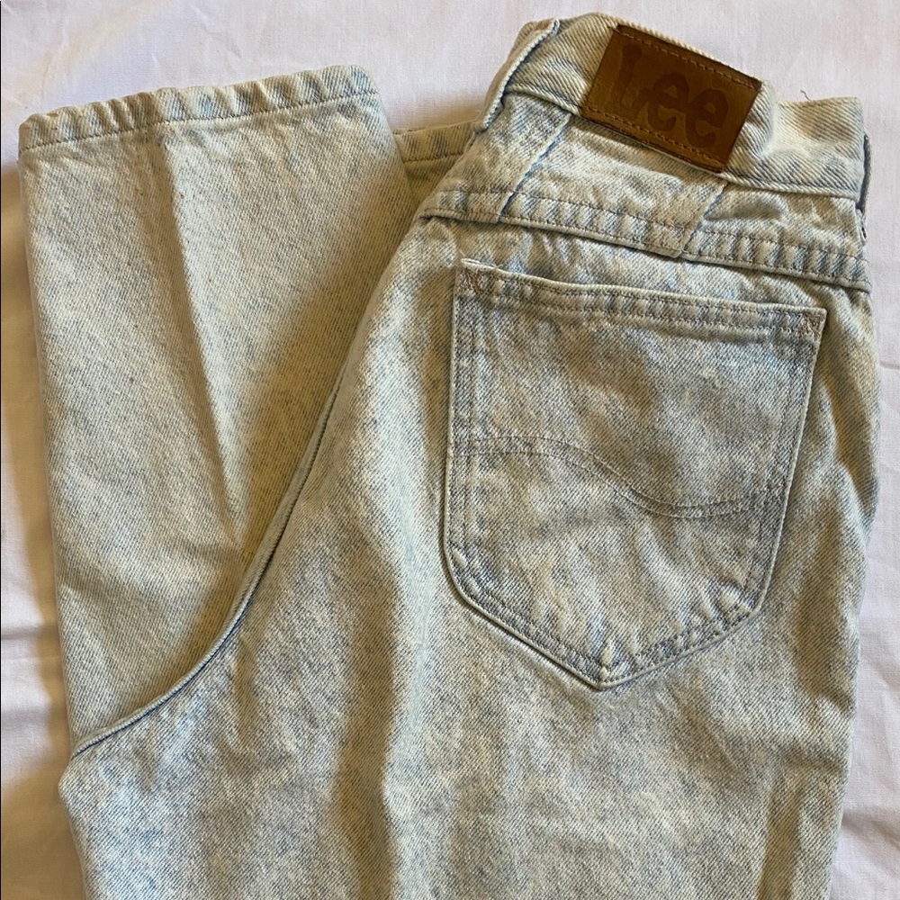 Vintage Lee Riders Stone Wash Mom Jeans 12 Petite